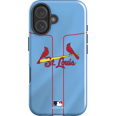 MLB St. Louis Cardinals Alternate/Away Jersey iPhone 16 Impact Case